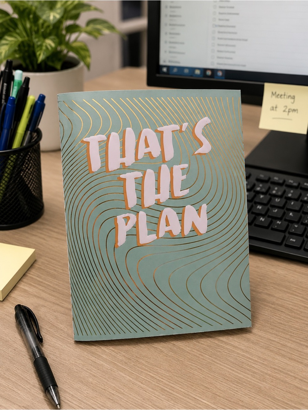 That’s The Plan Mint & Rose Gold Notebook